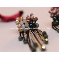 summer hot sale new popular extra long post stud rhinestone dangle earrings